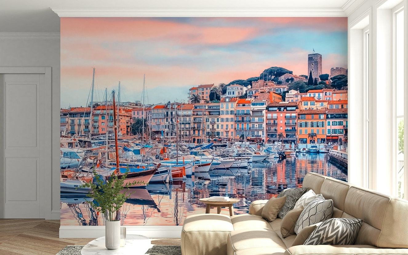 Cannes Vista Wall Mural