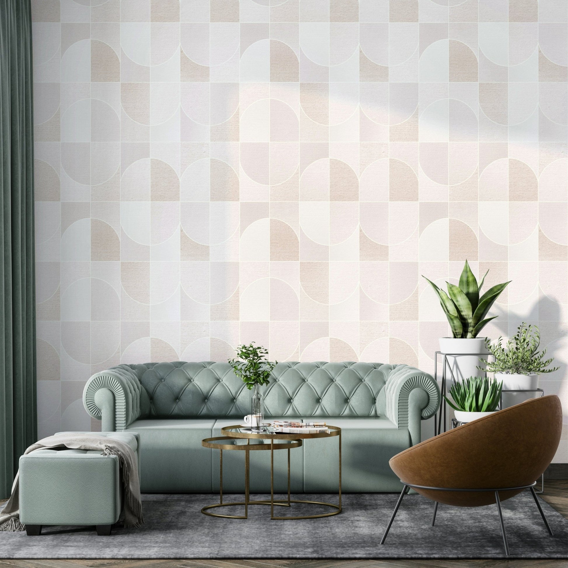 Wall decor for a contemporary interior.

