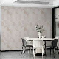 Harmonious blend of shapes and tones.

