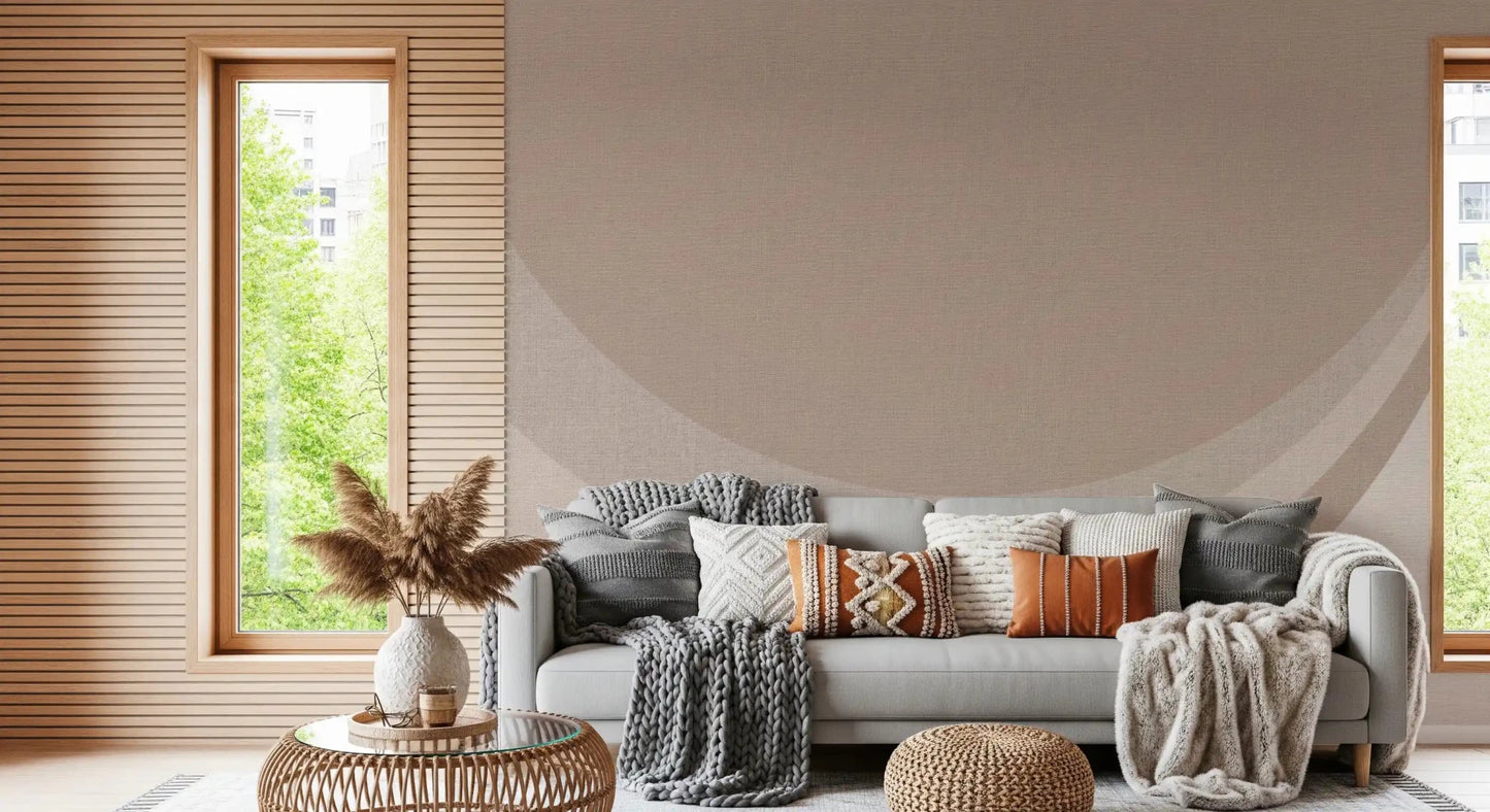 Flat matte coating leaves Canvas Ripple Elegance wall mural even and glare-free.GD9553