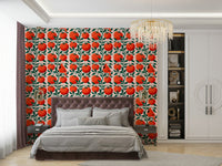 Bold tomato wallpaper for walls

