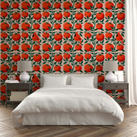Food-inspired mural wallpaper

