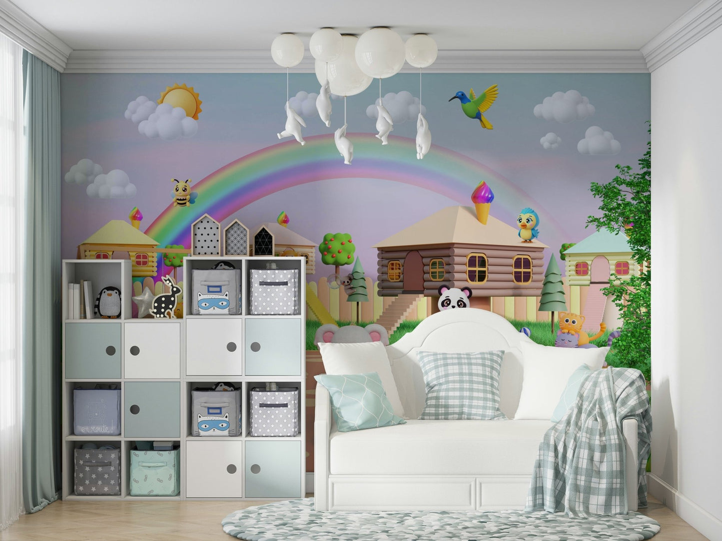 The style is artistic, simple, and reminiscent of a cartoon.
