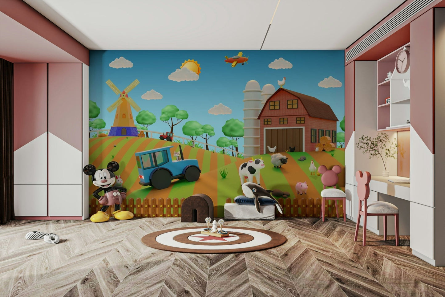 The style is artistic, simple, and reminiscent of a cartoon.
