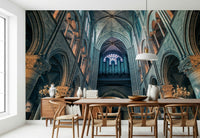 Cathedral Arches wallpaper with wide vaulted ceiling views.