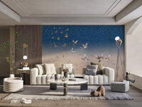 Elegant birds and stars wall decor
