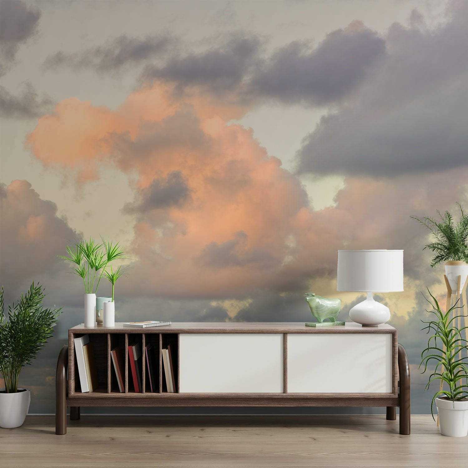 Galaxy-inspired mural for walls

