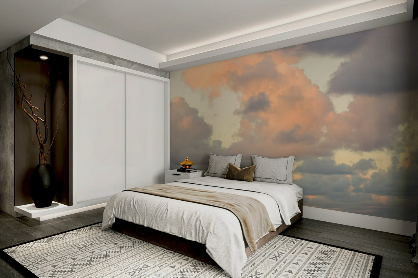 Celestial pattern wallpaper background

