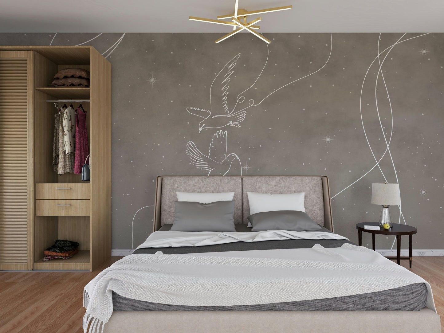 The composition is a soft, flowing pattern with an ethereal feel.

