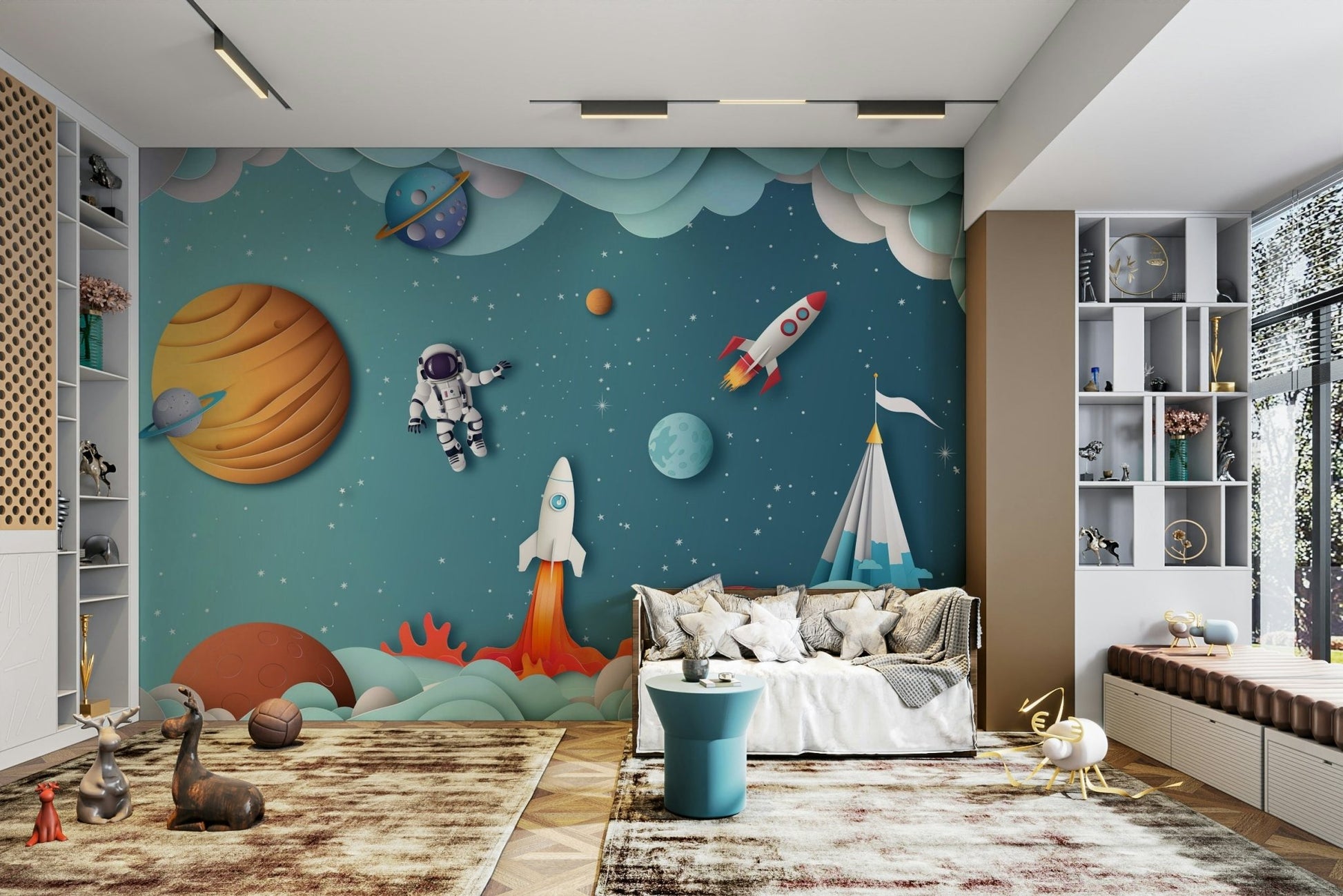 The design feels magical and peaceful.

