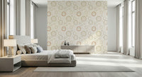 Home office study with the peaceful Celestial Harmony constellation pattern.