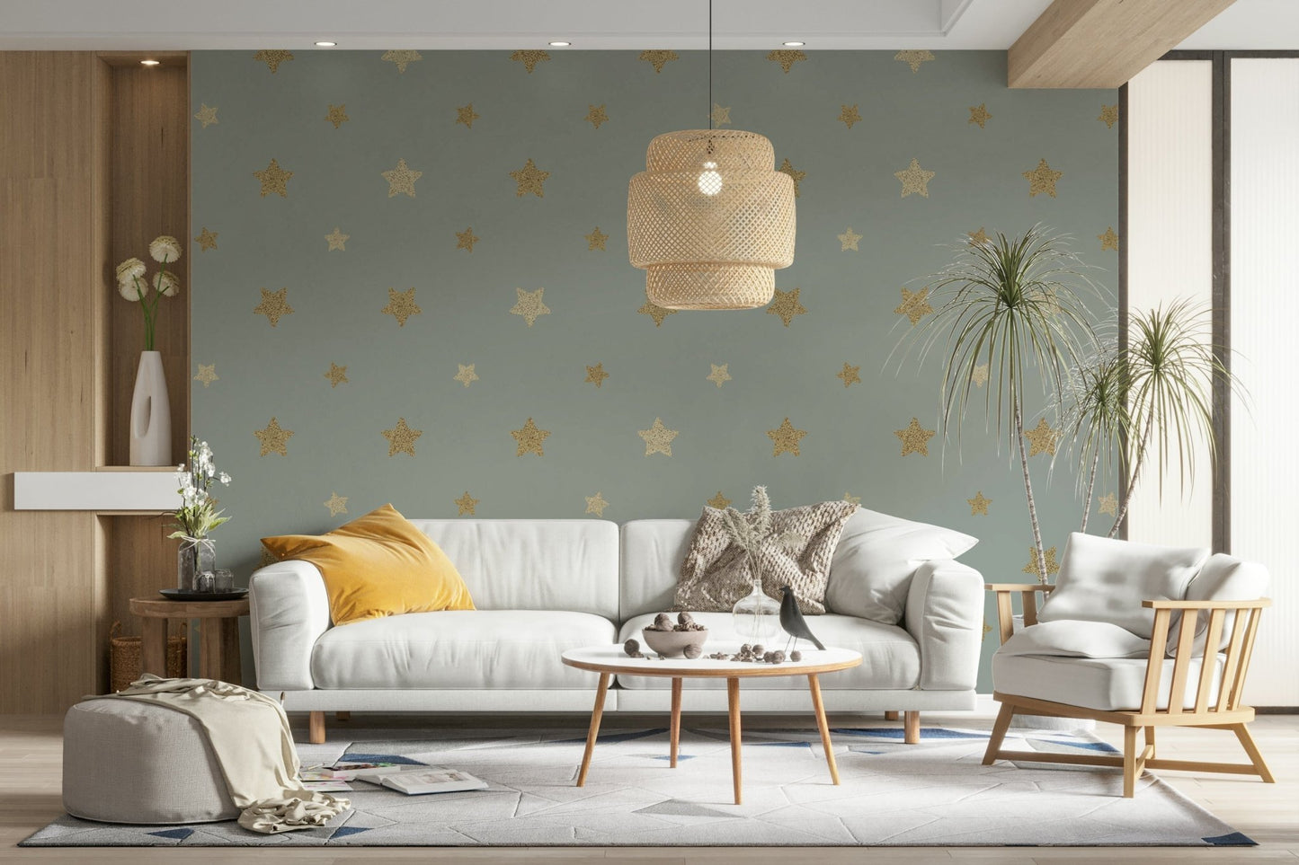 The design gives a feeling of quiet, natural beauty.

