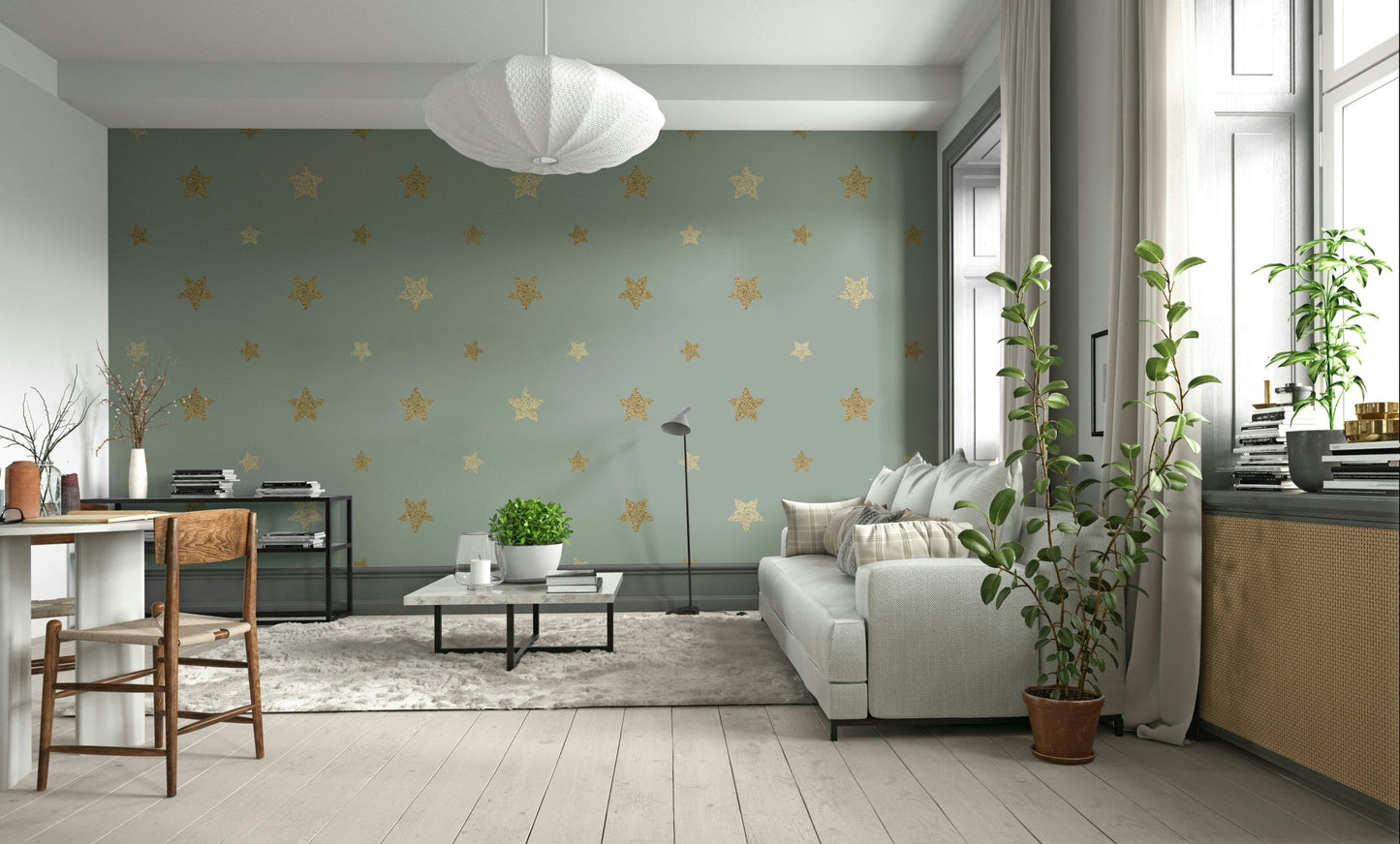 The celestial elements are a central focus of the image.


