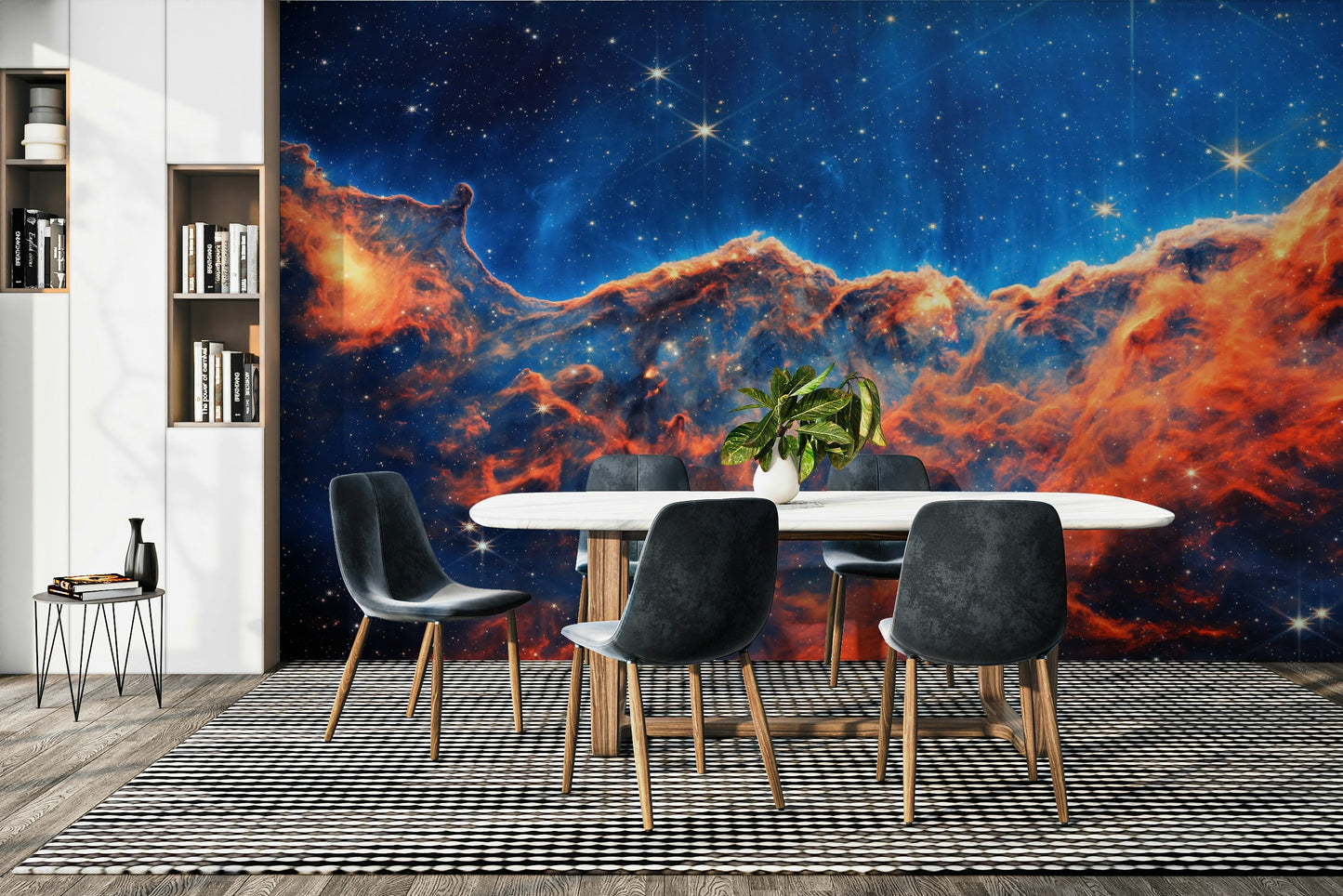 The design gives a feeling of quiet, natural beauty.

