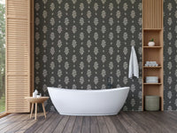 Delicate floral wallpaper for serene interiors

