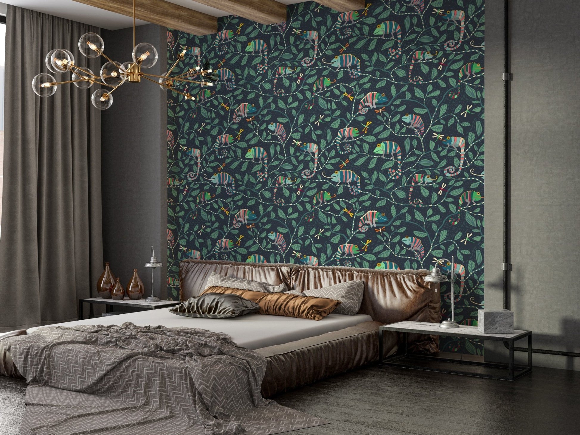 Sophisticated Chameleon Camouflage Wall Art
