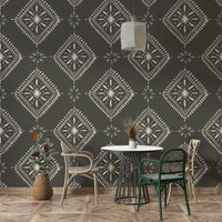 Stylish diamond design wallpaper for walls

