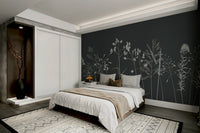 The floral elements are a central focus of the image.

