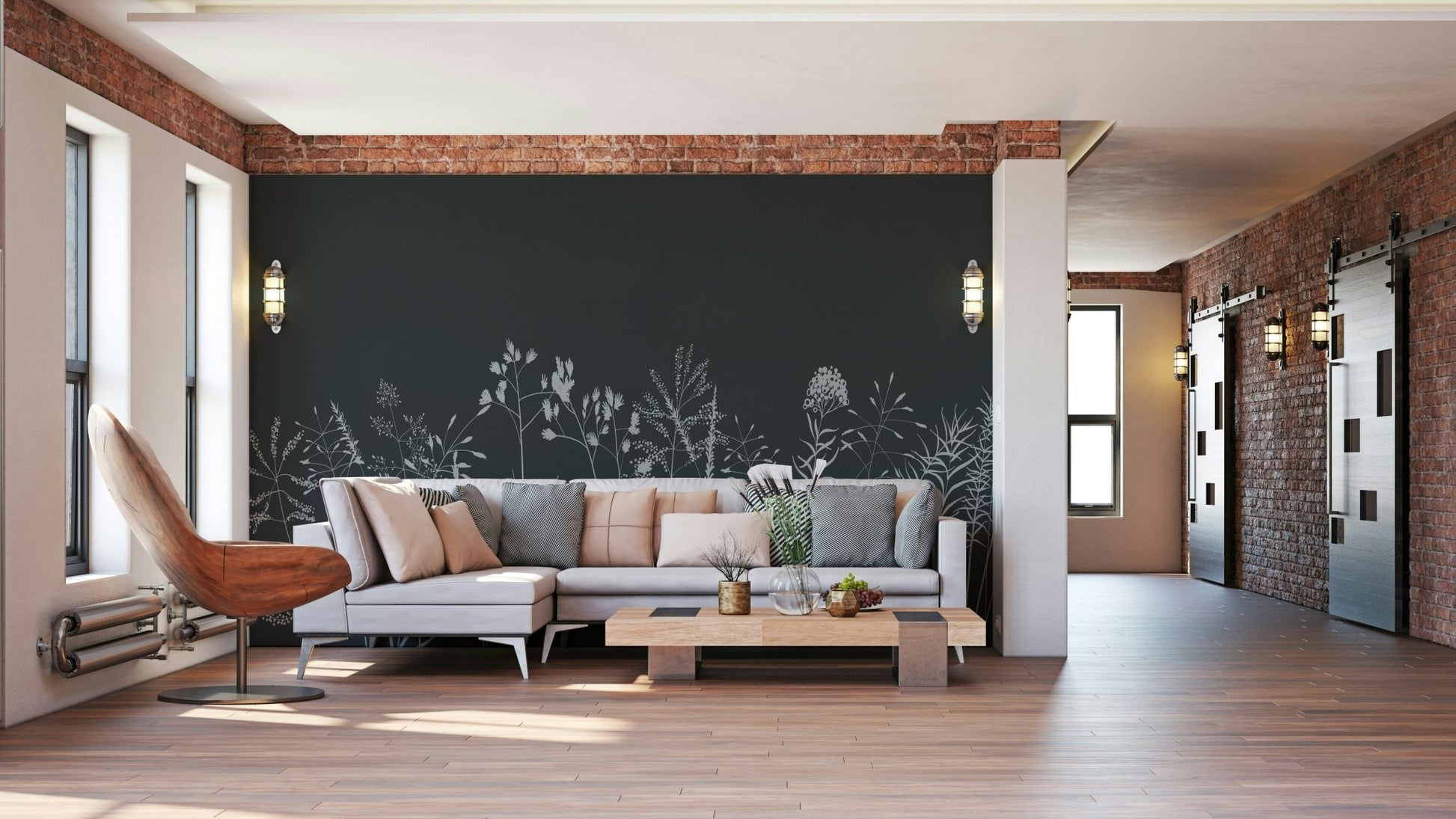 The style is artistic and natural.

