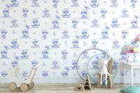 Nautical pirate ship wall mural