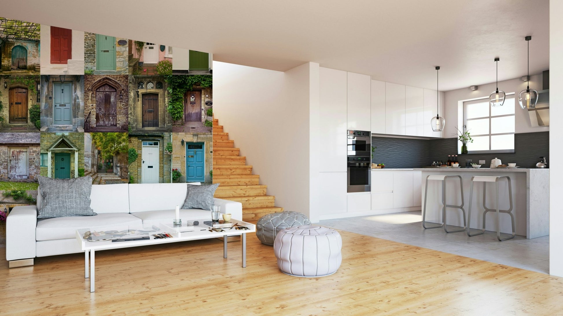 The design feels whimsical and peaceful.

