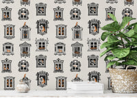 Sophisticated Feline-Themed Vintage Wall Art, AN20