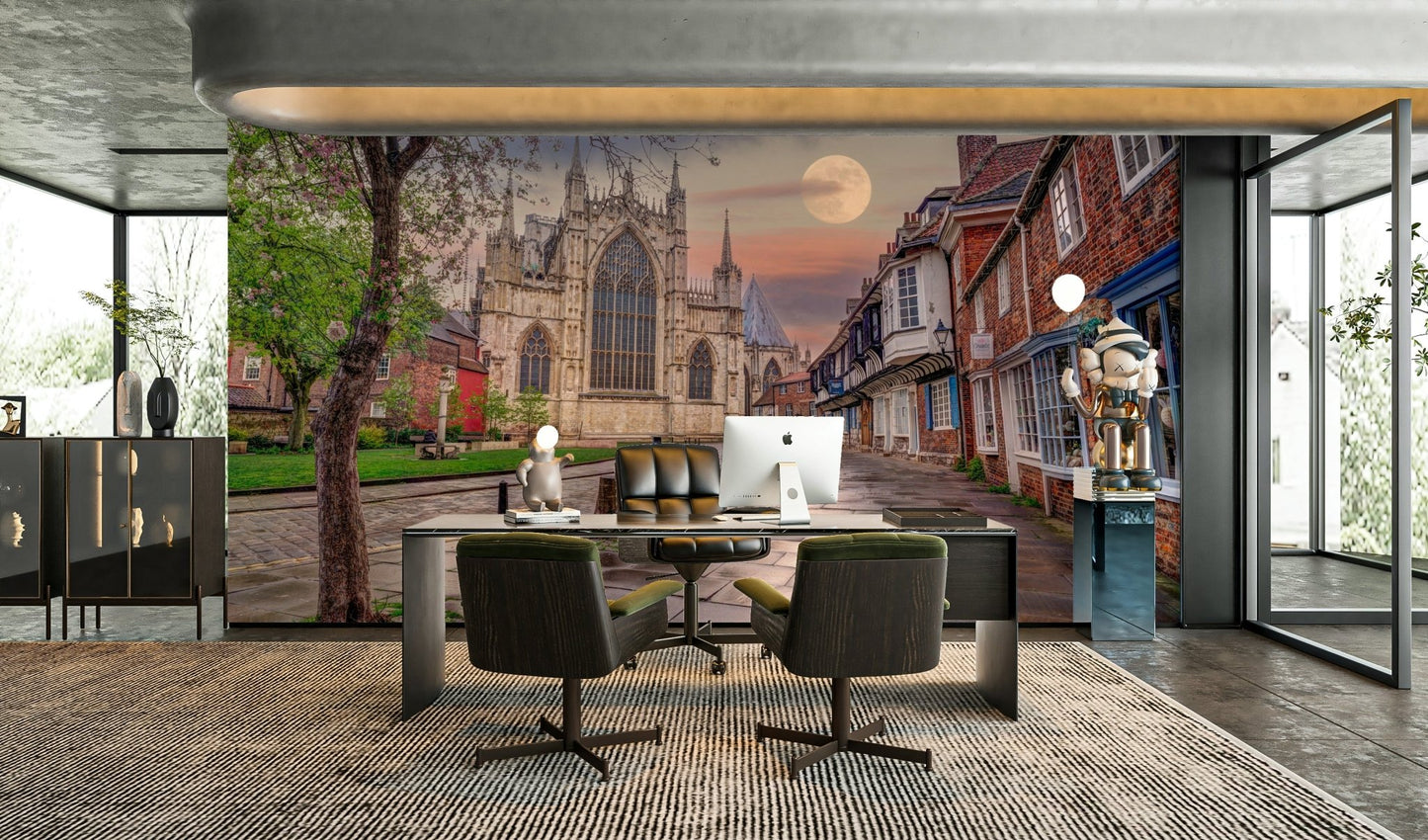 Ancient architecture wallcovering
