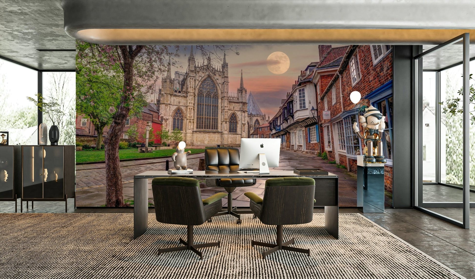 Ancient architecture wallcovering
