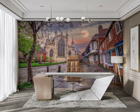 Romantic city scene wallpaper
