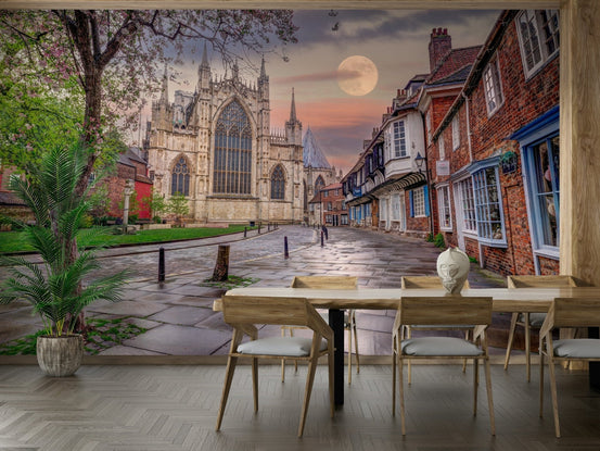 Picture of Charming Old Town Vista Wall Mural GD3155
