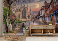 Picturesque old city view
