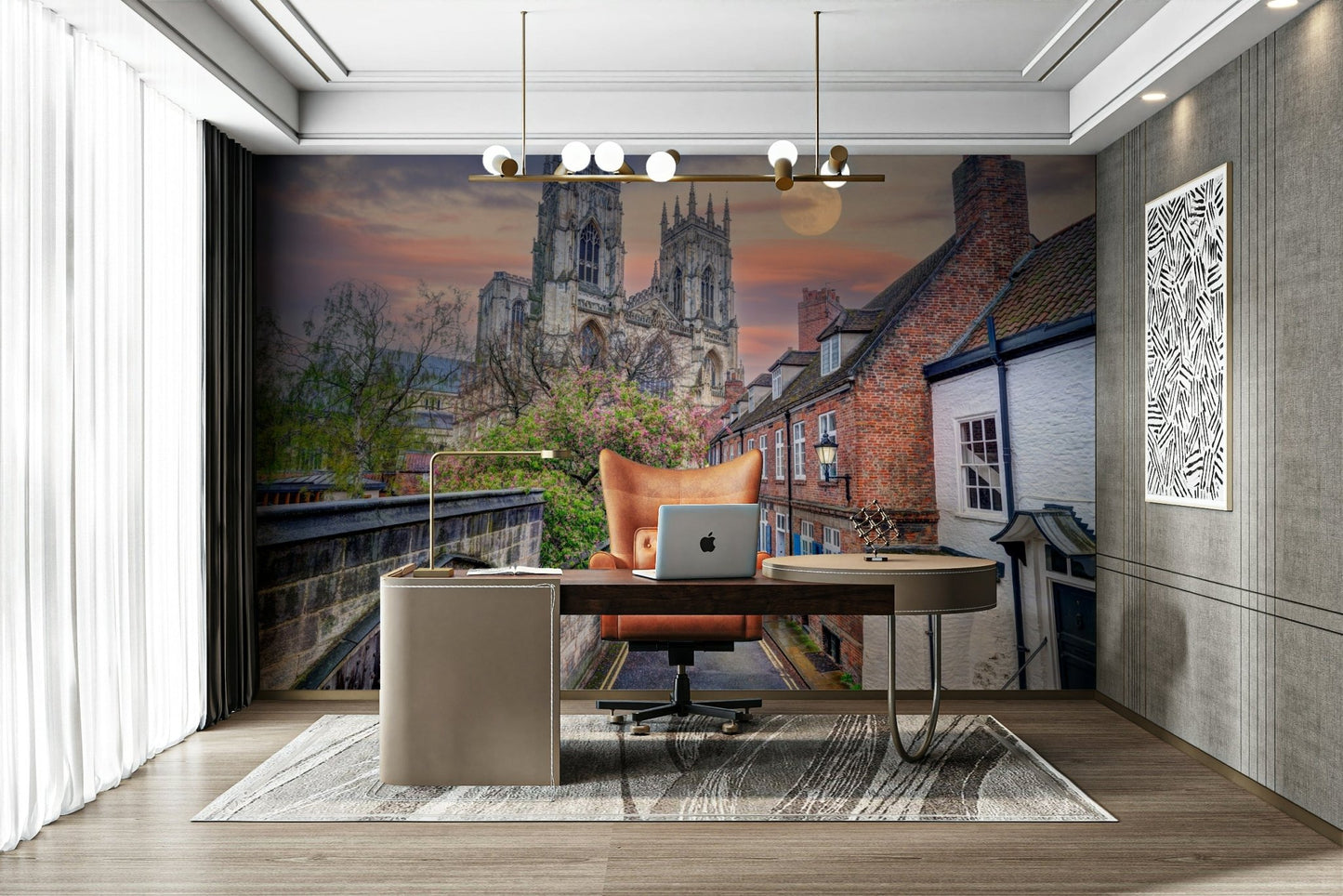 A tranquil Yorkshire scene wall mural for your decor.


