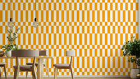 A wallpaper featuring a bold, abstract pattern.

