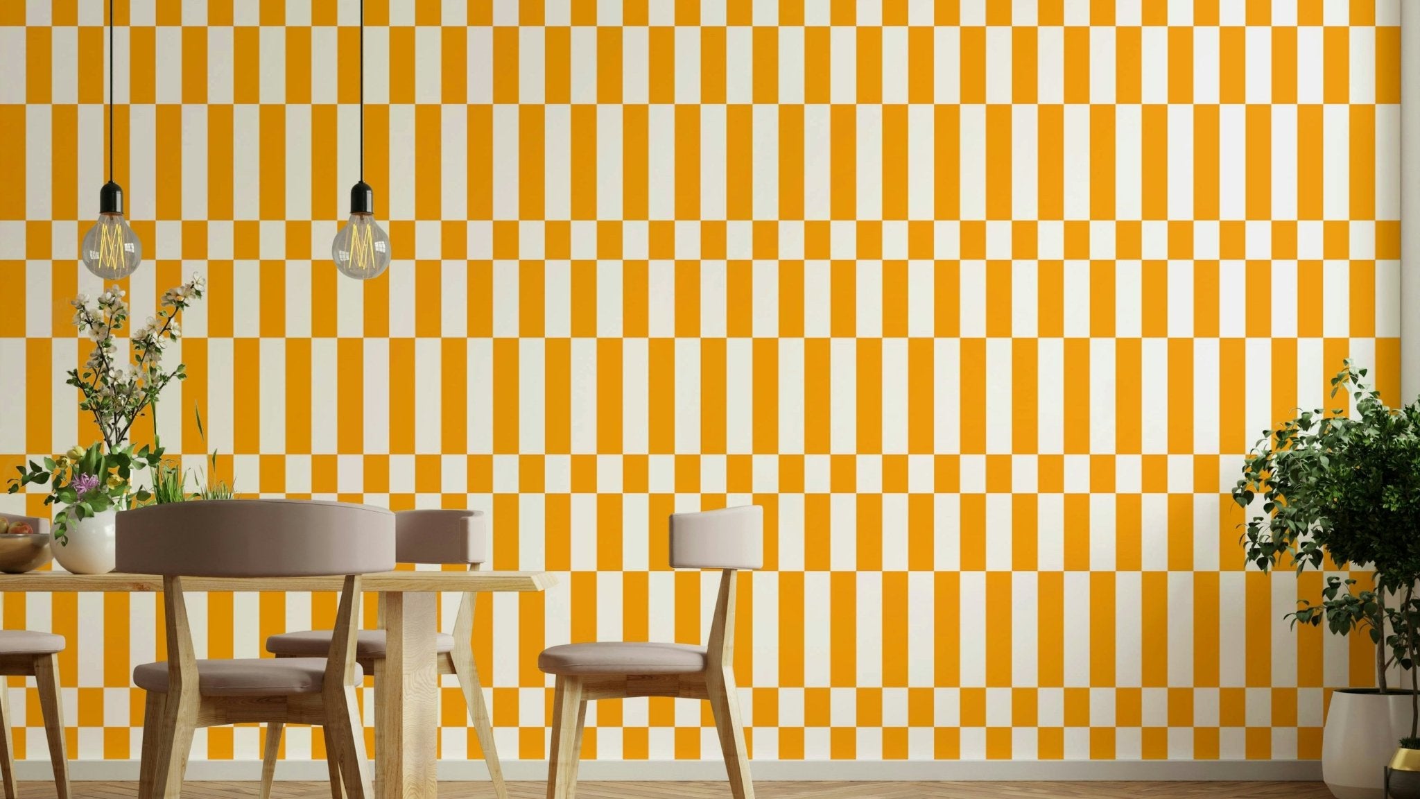 A wallpaper featuring a bold, abstract pattern.

