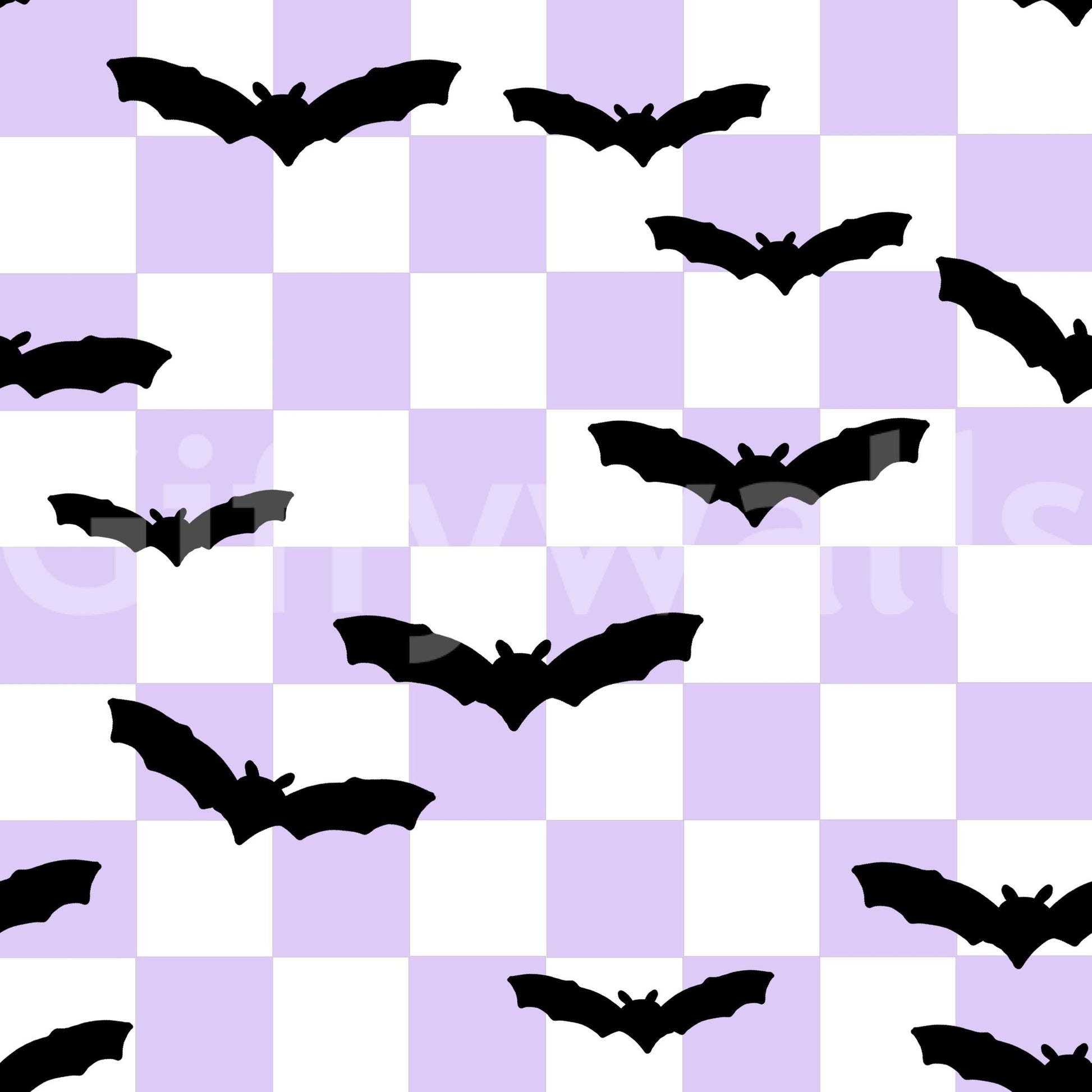 Purple and white geometric grid on Checkered Bats wallpaperGD9460
