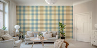A contemporary checkered wallpaper for walls with a modern twist.

