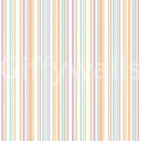 Cheerful Stripes Rainbow wallpaper with mint pink and cream detail