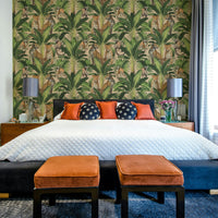 Cheetah and monkey jungle mural wallpaper

