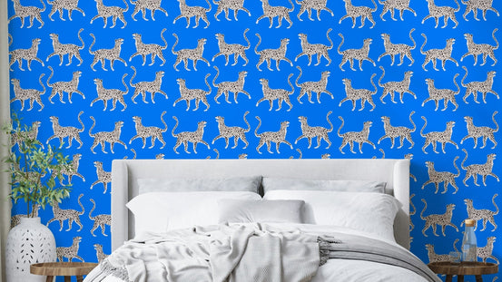 Cheetah print wallpaper for bedrooms and creative spaces, GD2103