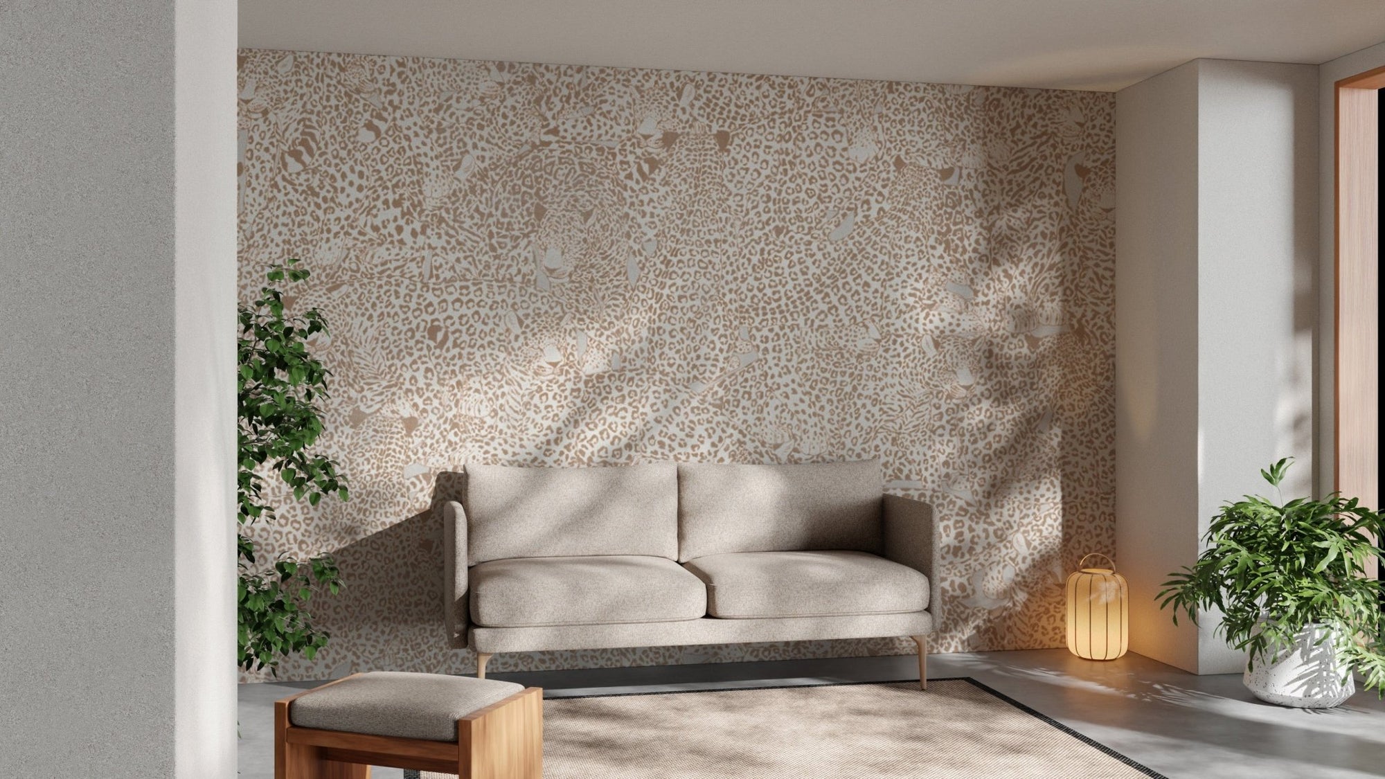 Bold cheetah print wallpaper for a wild and stylish statement. B630

