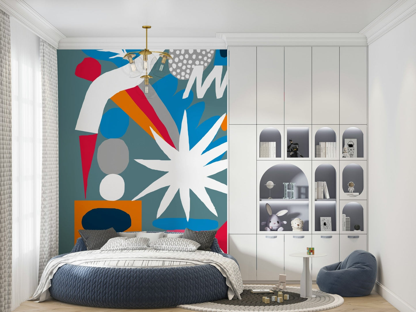 Chemistry Explosion Wall Mural