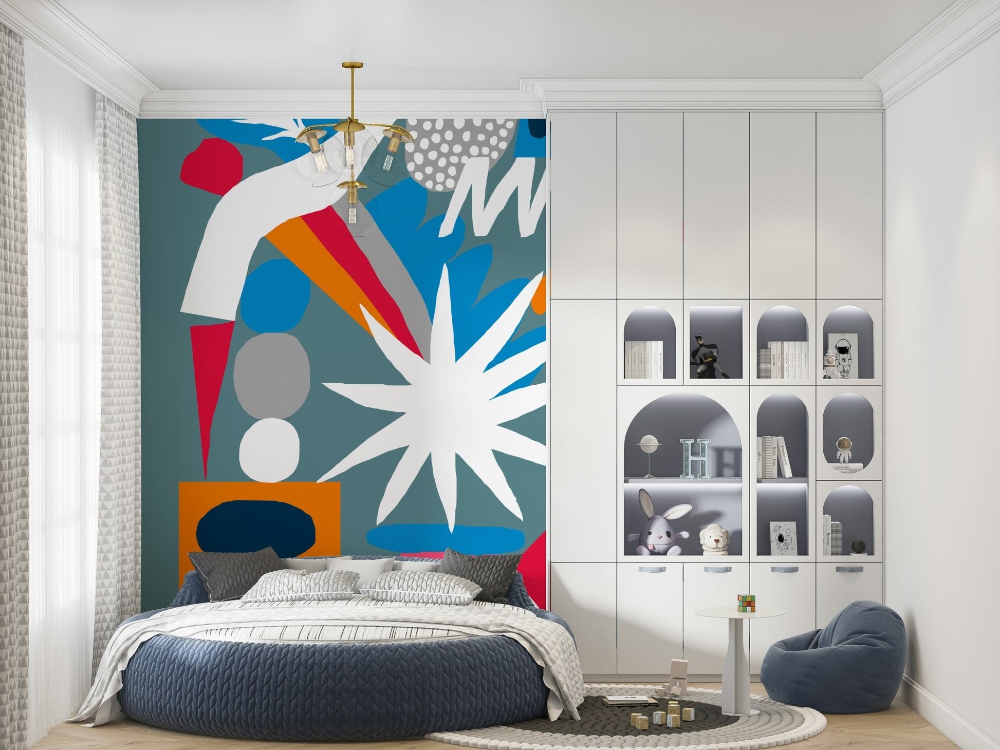 Chemistry Explosion Wall Mural