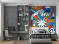 Chemistry Explosion Wall Mural