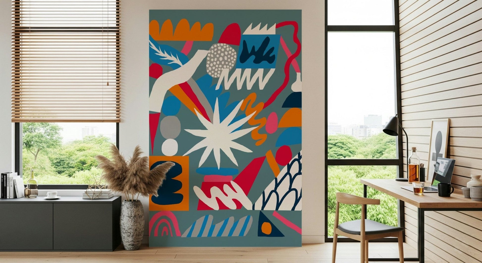 Chemistry Explosion Wall Mural