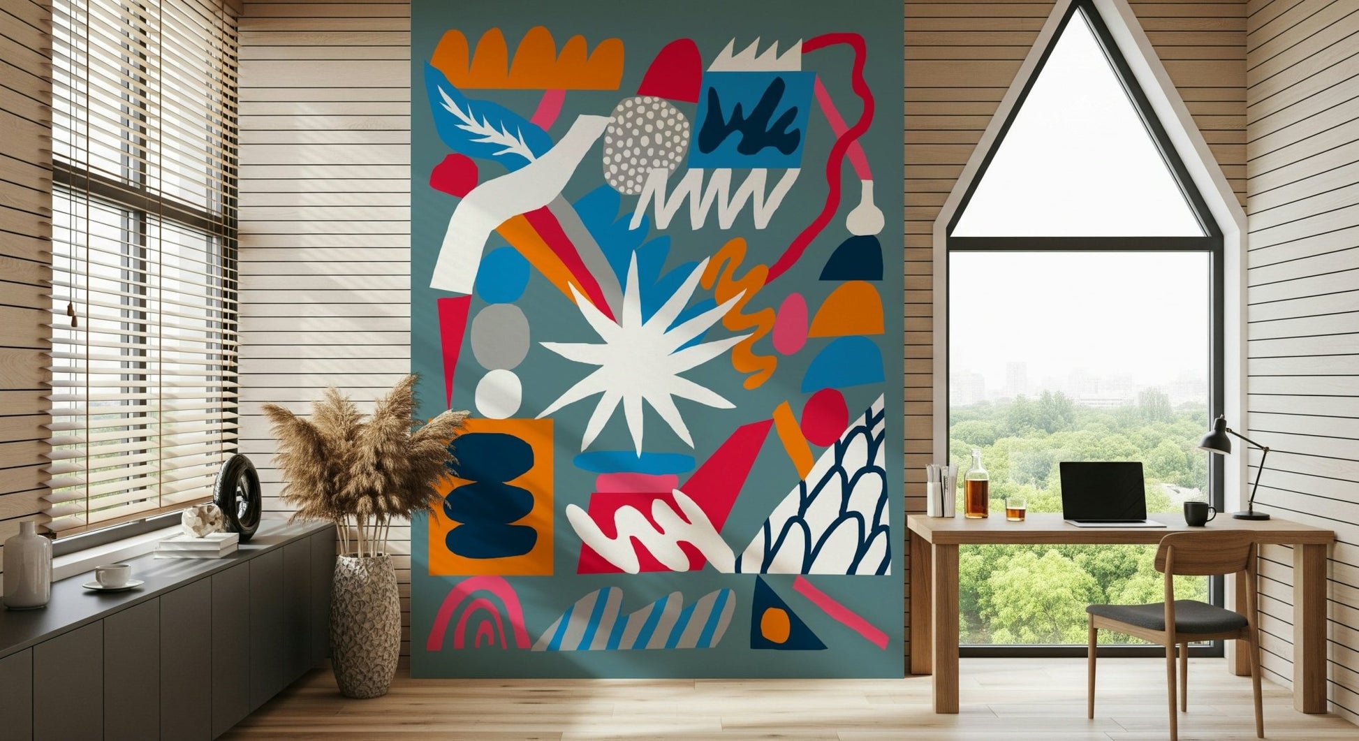 Chemistry Explosion Wall Mural