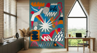 Chemistry Explosion Wall Mural