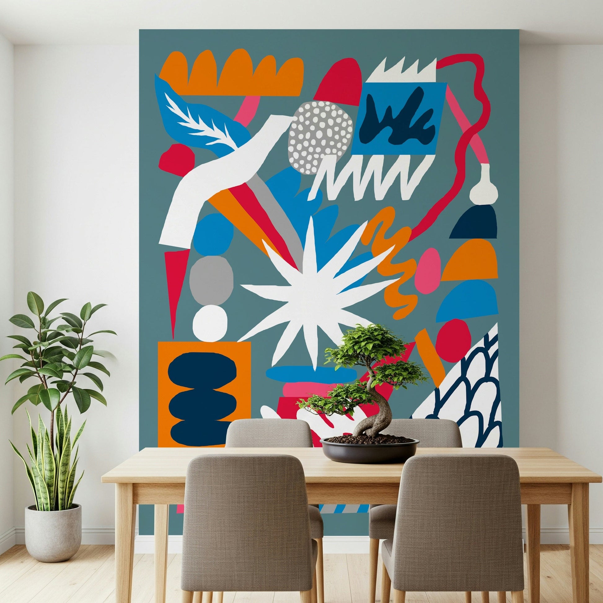 Chemistry Explosion Wall Mural