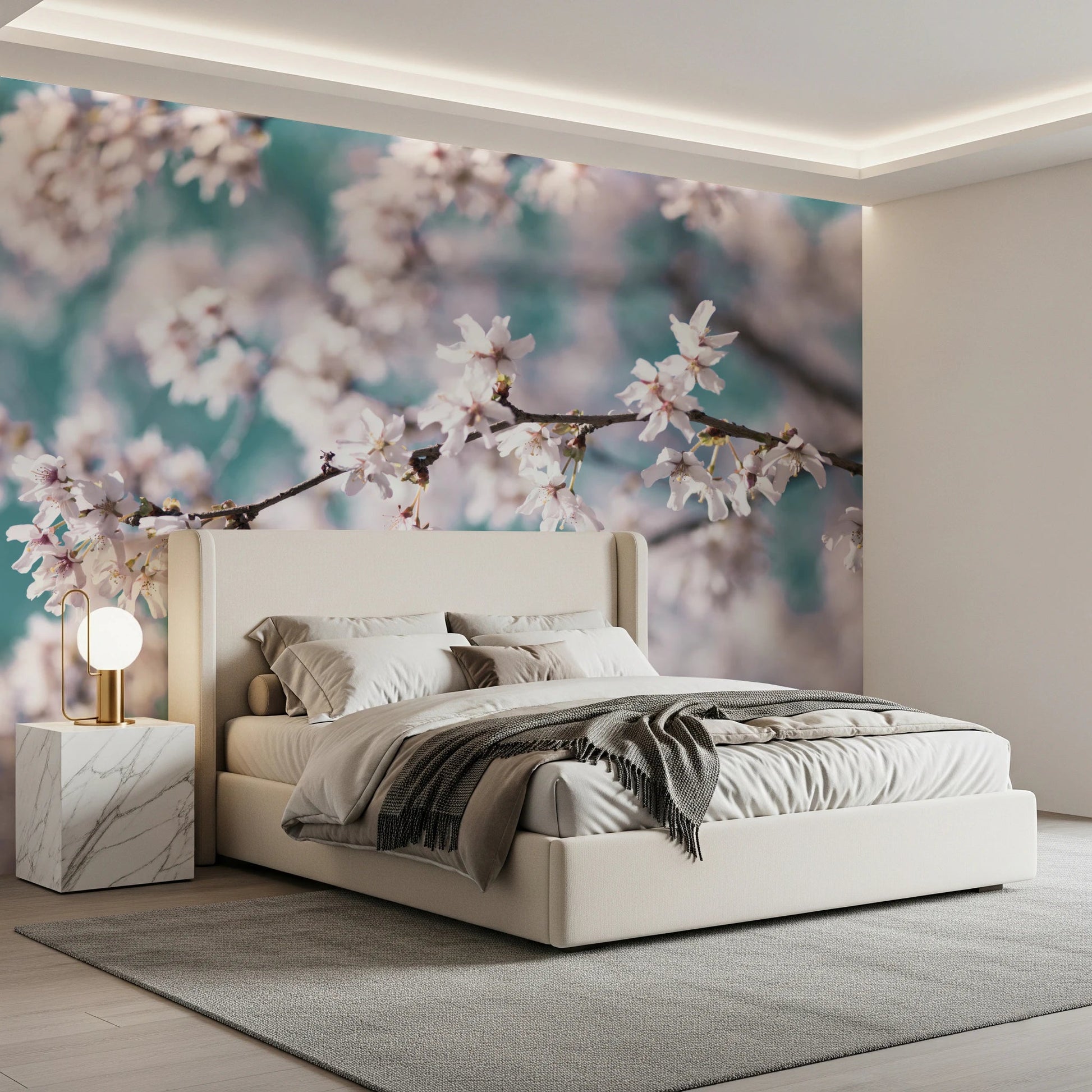Fresh spring blossom view in Cherry Bloom Serenity mural, GD8743