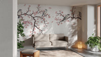 Cherry Blossom Serenade Wall Mural elegance, B816