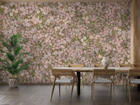 Elegant floral wallpaper with pink cherry blossoms DTLI06
